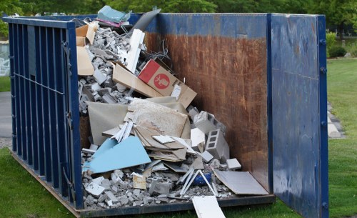 Office furniture being cleared efficiently