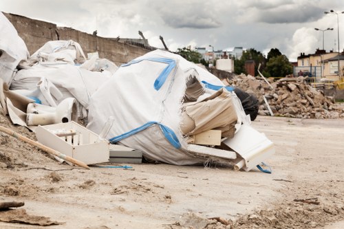 Modern waste management technology in use