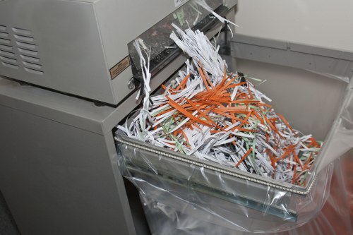 Final load departing from a commercial property after rubbish clearance